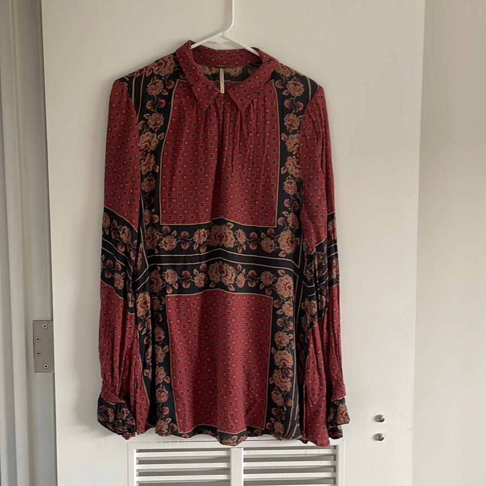 Free People long sleeve blouse